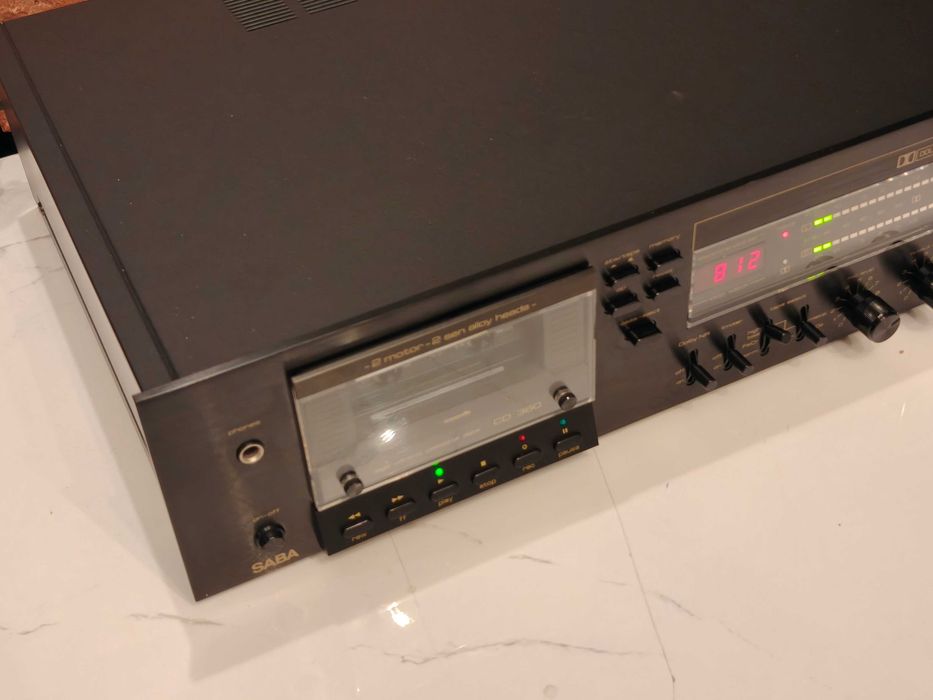 SABA CD 360 ! Rzadki magnetofon kasetowy ! UNIKAT