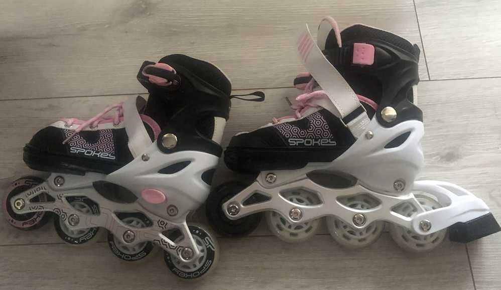 Rolki regulowane Spokey Tony 30-33 stan bardzo dobry