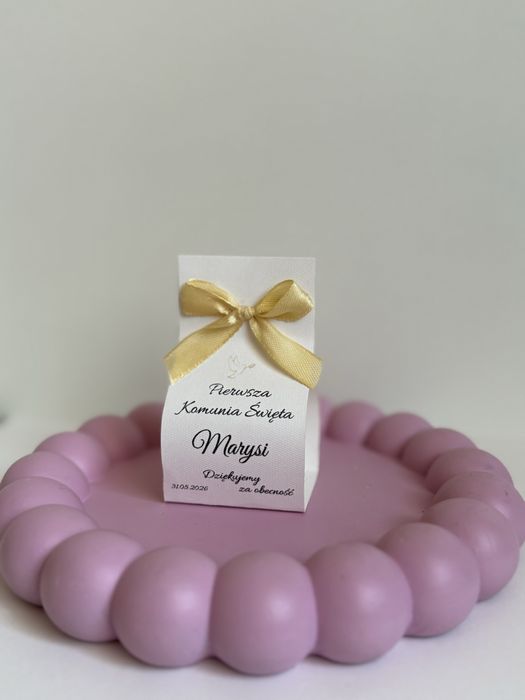 Podziękowania komunijne świeca