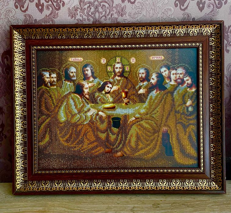 Ікони вишиті бісером