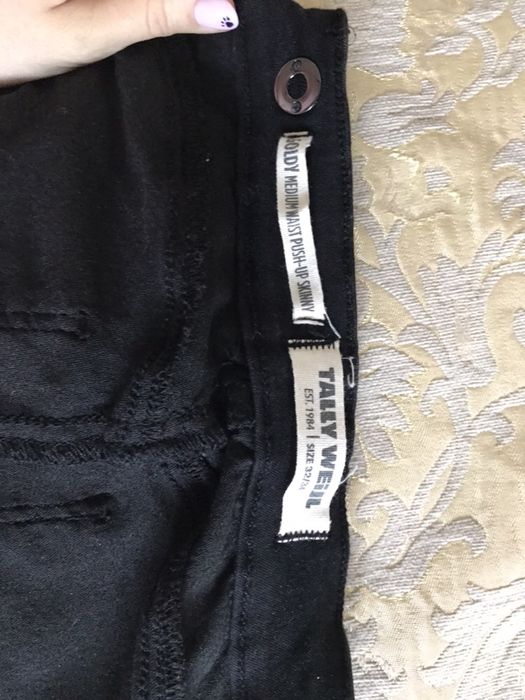Чёрные брюки Telly Weijl, 32/34 размер