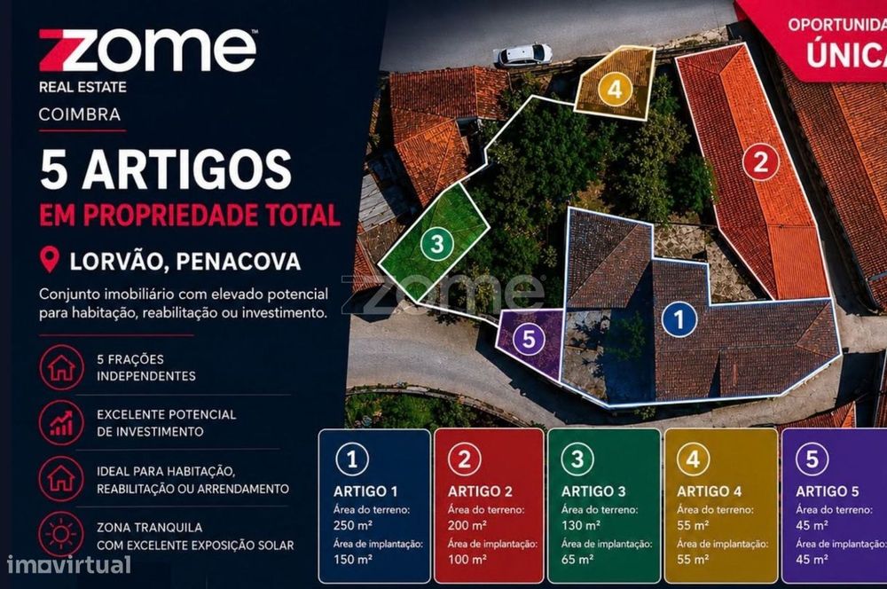 Oportunidade de Investimento |5 Moradias Independentes|Chelo
