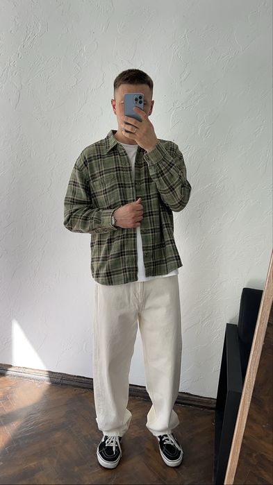 NEW ! ORIGINAL ! Чоловіча сорочка в клітинку PULL&BEAR