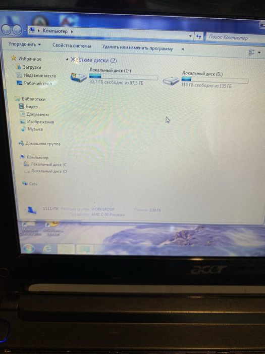 Ноутбук асер в гарному стані
