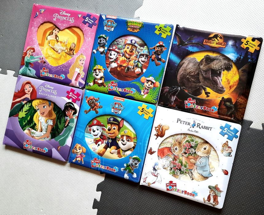 Disney Princess My First Puzzle Book książka z puzzlami po angielsku
