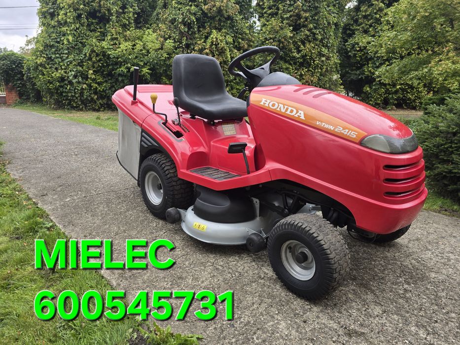 Traktorek kosiarka HONDA 2415 16KM v-ka Honda pompa oleju MANUAL +PŁUG