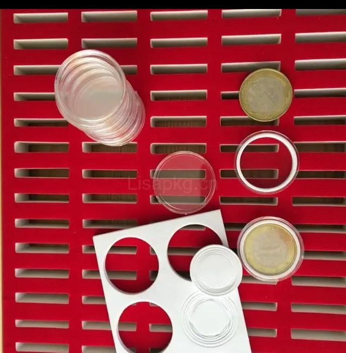 Caixa para moedas 2 euros