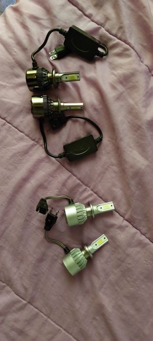 Lámpadas H7 led como novas