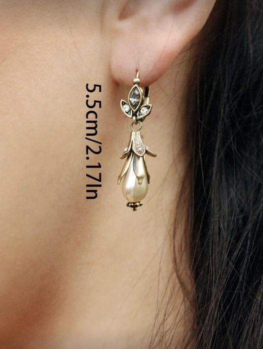 Brincos Vintage Perola