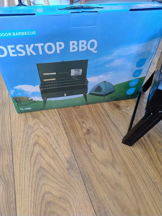 Grill przenośny walizeczka zestaw nowy