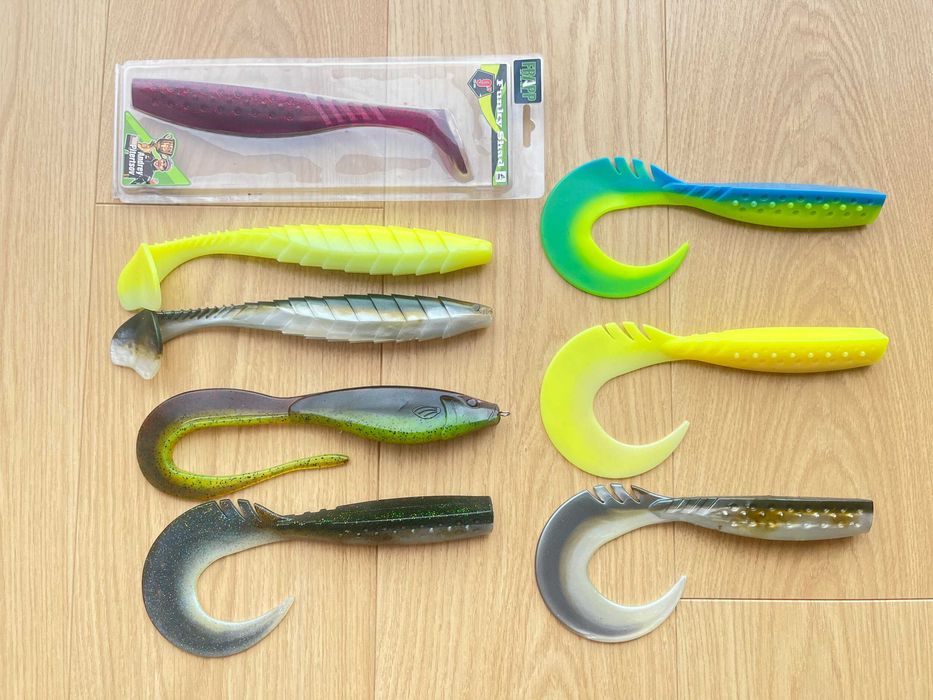 Gumy, przynęty szczupakowe FRAPP Funky Grub, Geko, Funky Shad, Tricky Tail
