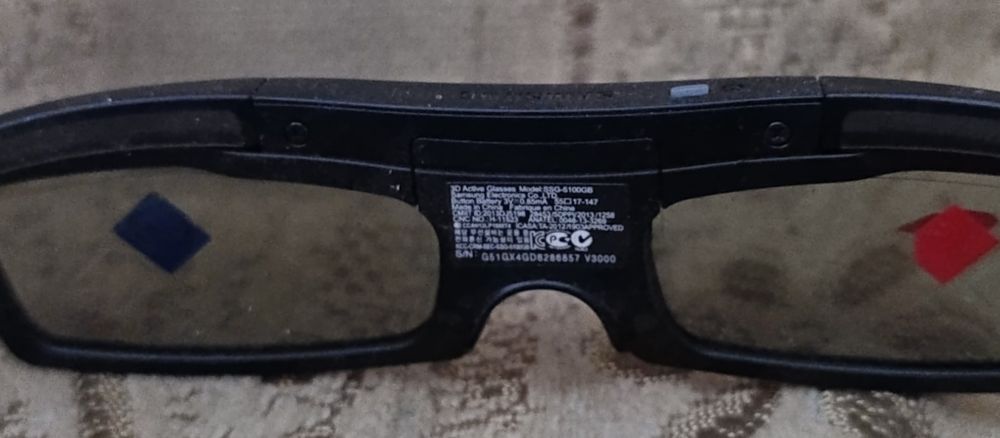 Siedem okulary 3D Samsunga oryginalne