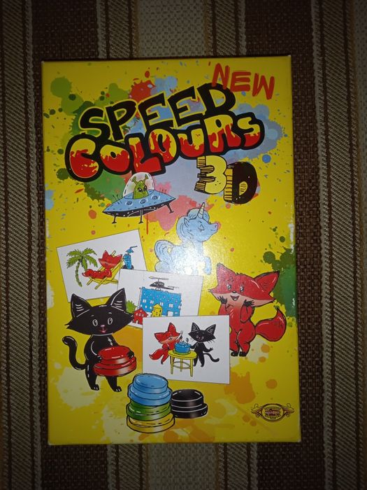 Настільна гра SPEED COLOURS 3D/детская настольная игра