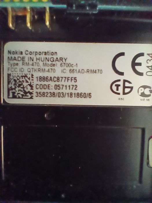 Nokia 6700c-1 Hungary