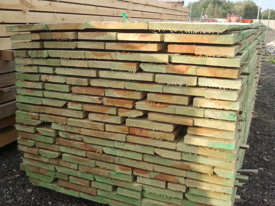 Deska deskowanie połać szalunkowa na dach 25mm impregnowana