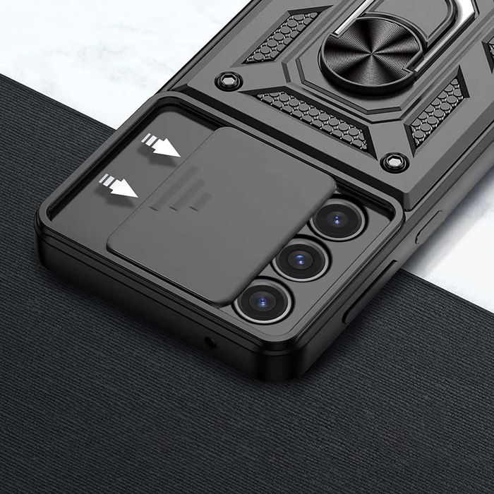Etui Pancerne do Samsung Galaxy S25 Plus + Szkło Hartowane
