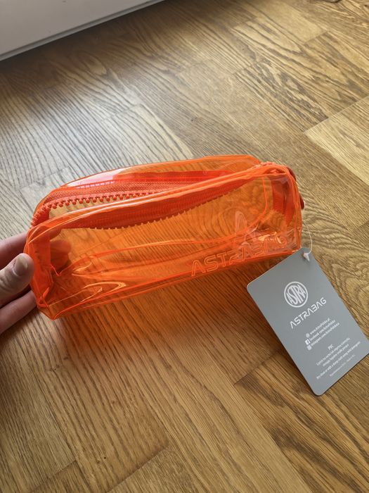 NOWY pomarańczowy piórnik Astrabag