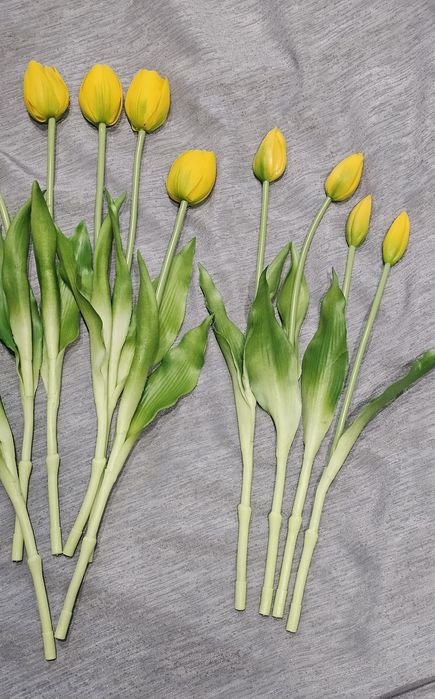 Wielkanoc tulipany silikonowe premium bukiet 10szt. Nowe