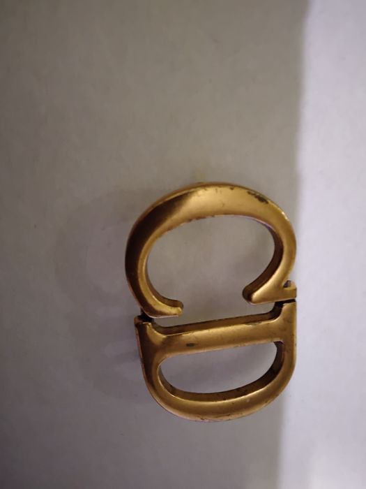 Брендова пряжка CD золотиста