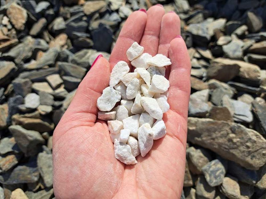 grys biały - ice, marmurowy, pod panele fotowoltaiczne