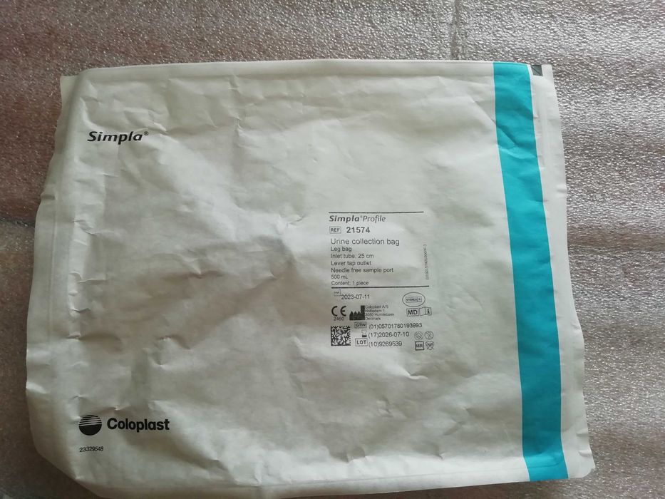 Мішок для збору сечі Coloplast Simpla  500 мл 2 шт