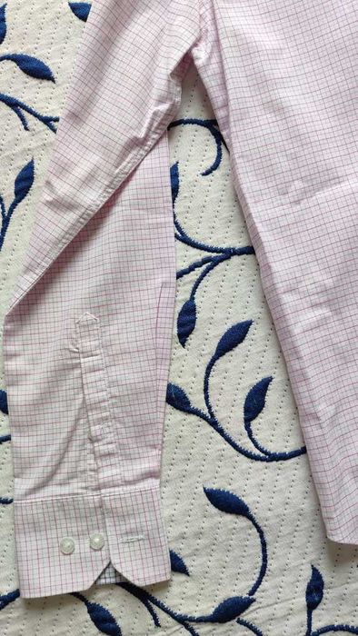 Camisa Rosa Homem Milano | Tamanho S - Slim Fit