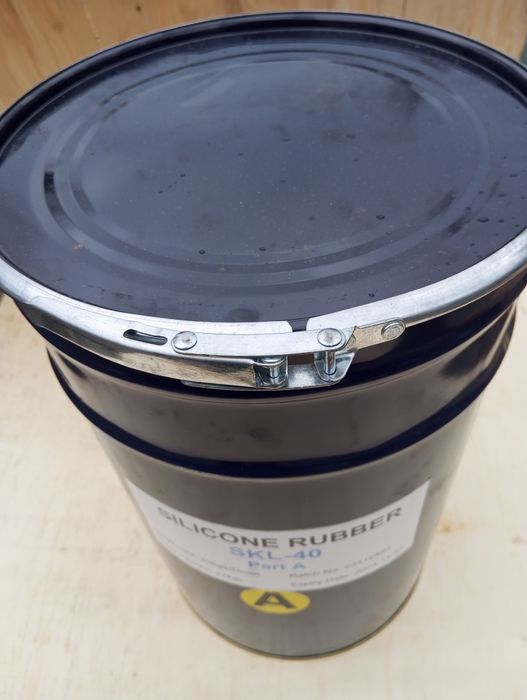 Відро металеве з герметичною кришкою, тара для меда, ведро 25л.