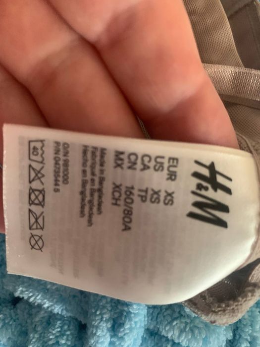 Кружевной bra от H&M р xs