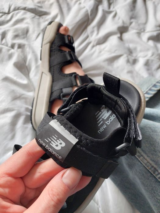 Сандалі New Balance Sandals 36-44р Унісекс Black Grey