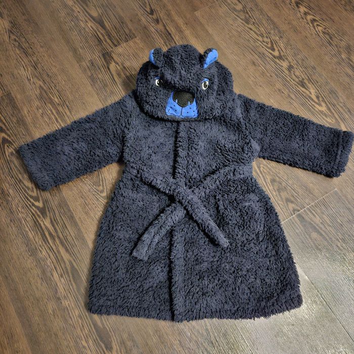 Плюшевый халат 3-4 года