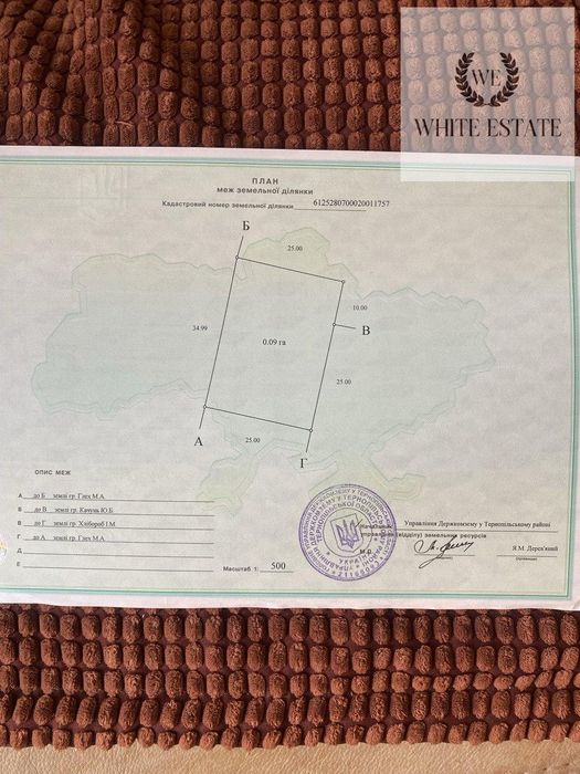 Продаж земельної ділянки с. Біла по вул. Лісова