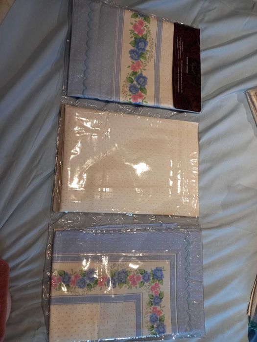 Conjunto de lençóis novos de casal - Texteis Lar