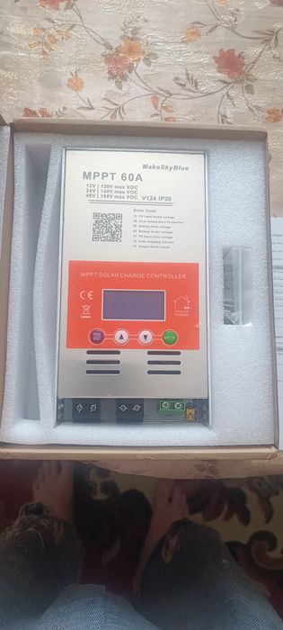 Контролер МРРТ MakeSkyBlue 12-24-48V 60A 124V