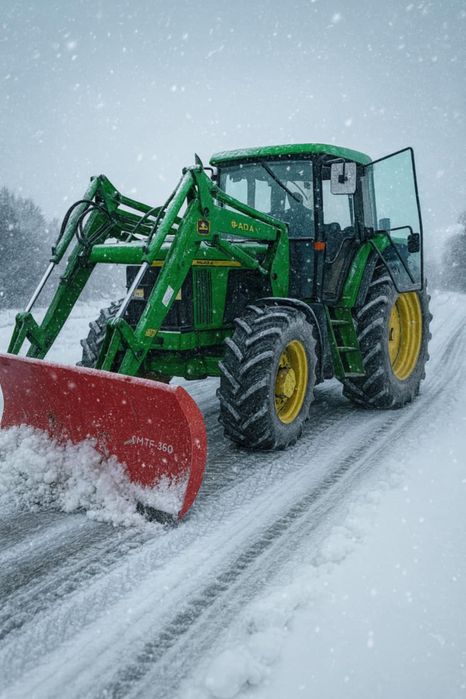 Odśniezanie dróg, parkingów, obiektów magazynów, wywóz śniegu