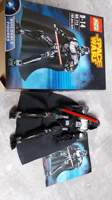 Zestaw klocki star wars wader kompatybilne z lego