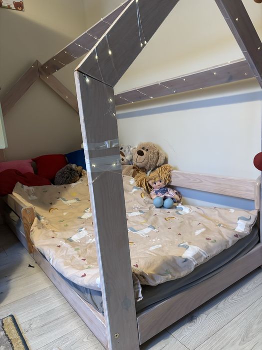 Łóżko domek gratis materac