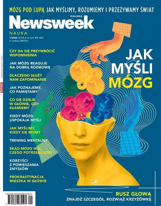 Newsweek Nauka 1/2025 Jak myśli mózg. Ringier Axel Springer Polska. Nowy Produkt