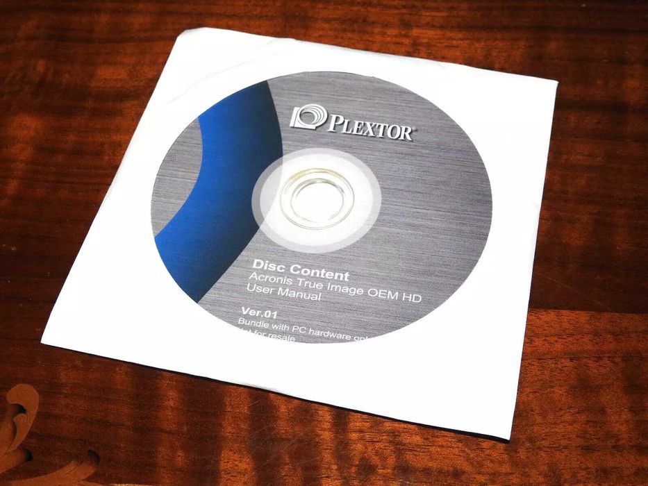 Oprogramowanie Plextor Acronis True Image OEM HD Ver.01 - 2009