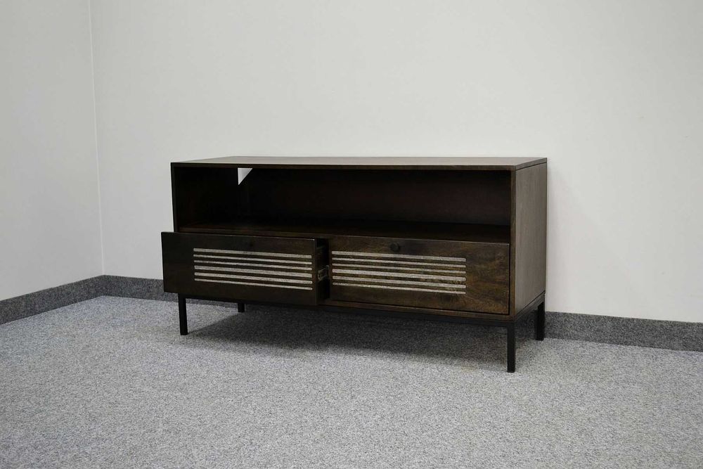 SZAFKA RTV BOLOGNA mango lakierowane120x40x61 cm