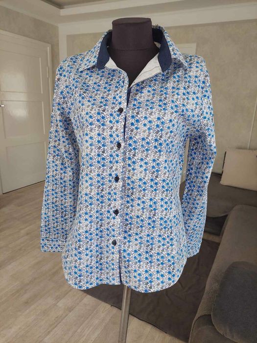 Рубашка женская в цветочный принт