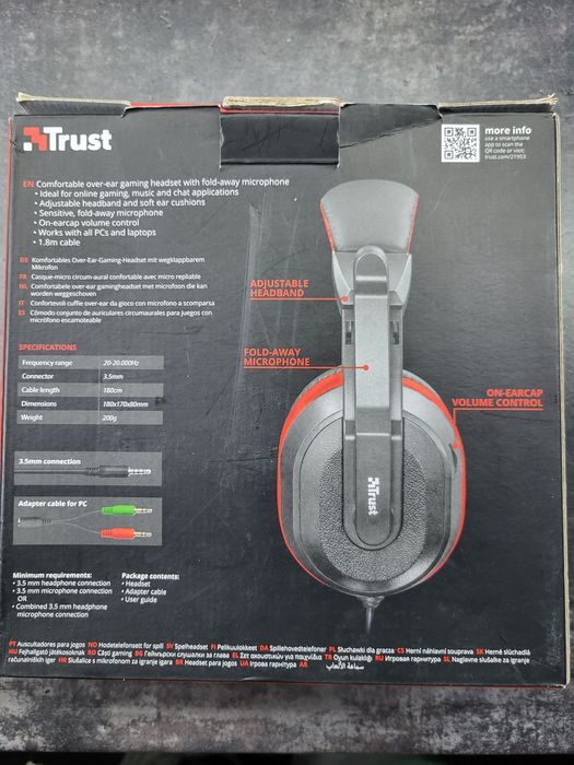 Słuchawki GAMING heatset ZIWA.