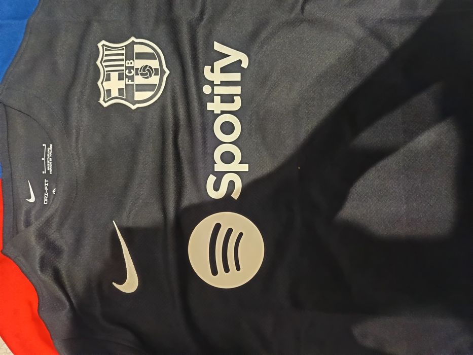 Camisola FC Barcelona Treino Nike 2024/25 Preta – Spotify
