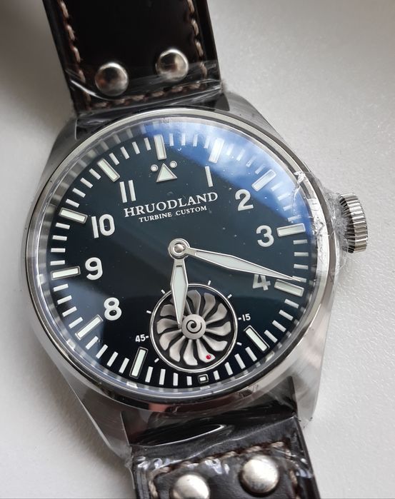 Zegarek męski Hruodland Turbine Pilot homage IWC