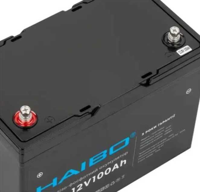 Акумулятор Літій-залізо-фосфатний Fisher LiFePo-4 100 Ah 12.8V 1280Вт Weekender/ HASWING / Haibo /