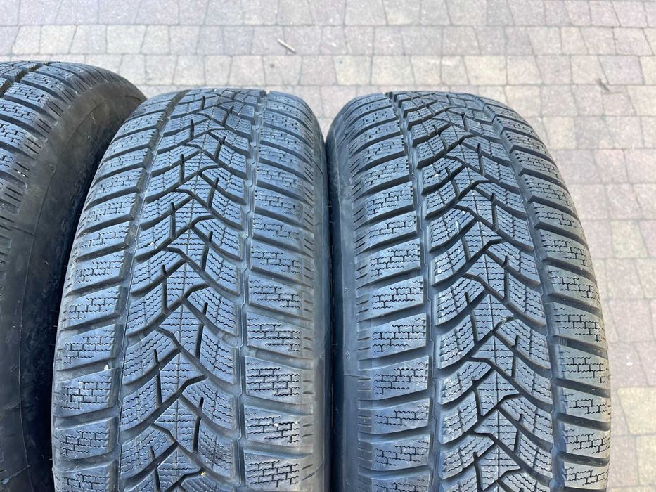 4138. Alufelgi 16" koła zimowe Audi Q3 oryginalne 5x112 ET33 215/65/16 Dunlop 8.8mm