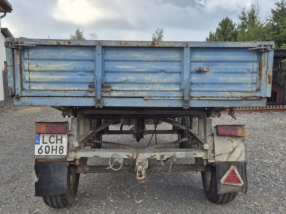 Przyczepa rolnicza Autosan D47B wywrotka 4,5T transport