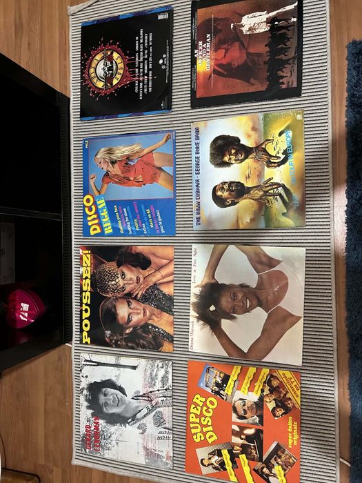 Discos vinil 100 pequenos/ grandes