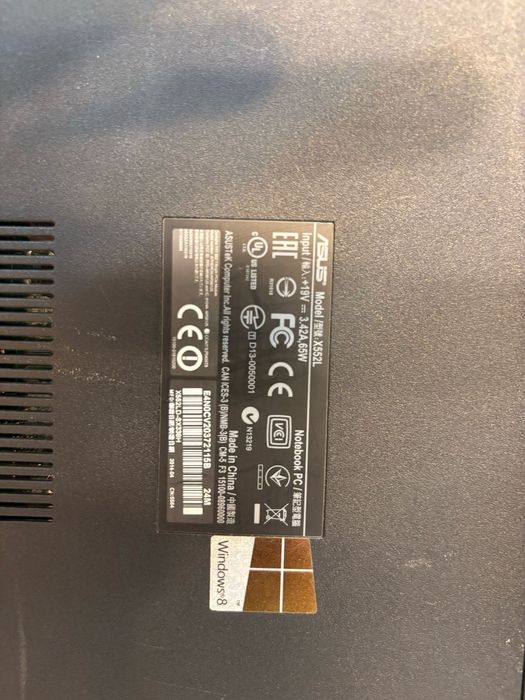 Portátil ASUS X552L 2014