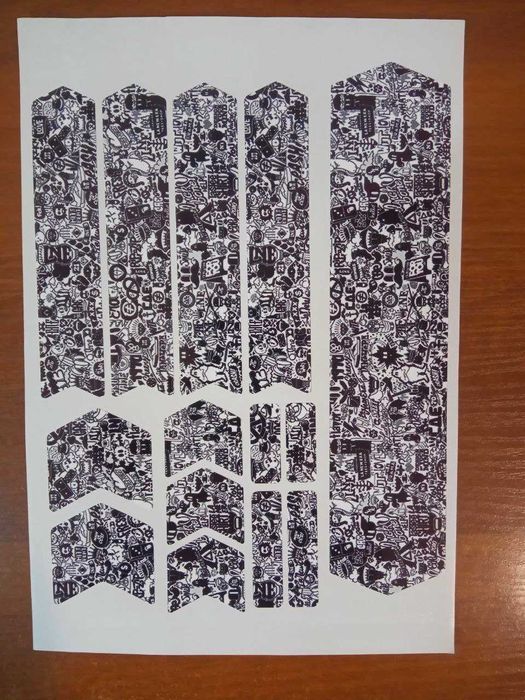 Захисна наклейка на раму велосипеда, вилку велосипеда. Від подряпин