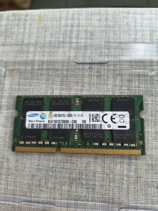 Pamięć laptopa RAM DDR3 1x 8GB Samsung 1.5V